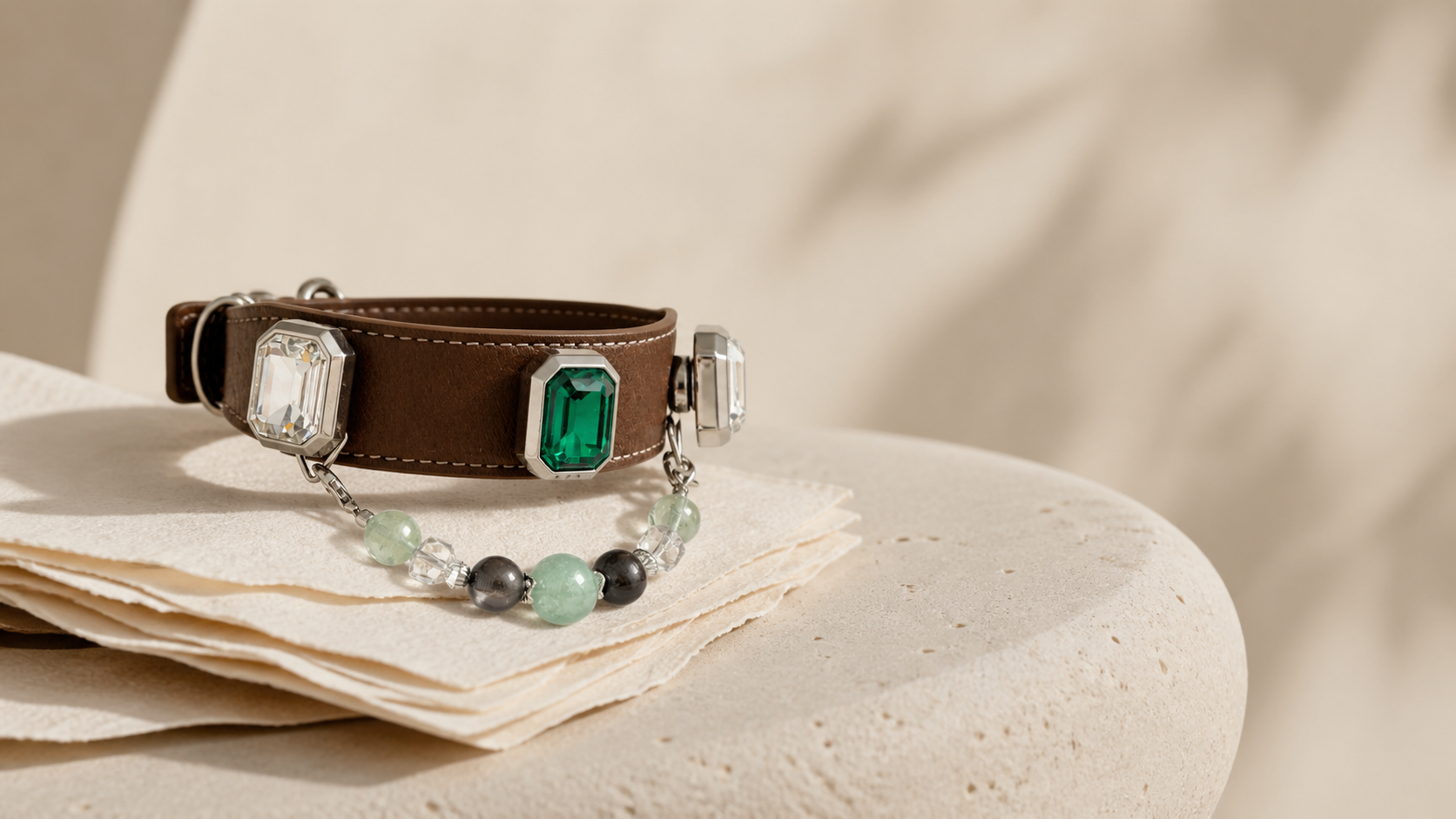 Gemstone Crystal Collars